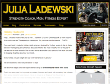 Tablet Screenshot of julialadewski.com